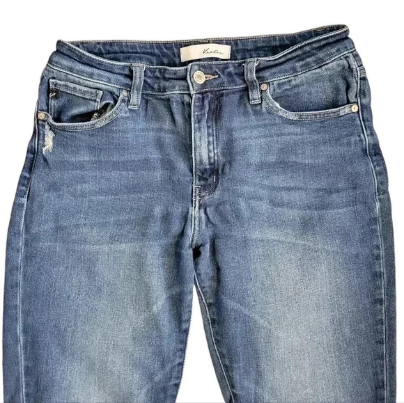 KanCan Skinny Jeans Size 9/28 Mid Rise Medium Wash - Picture 3 of 5